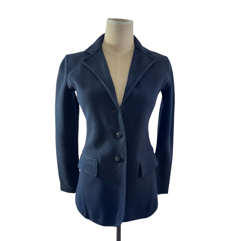 "LAUREN RALPH LAUREN" Black Label,‎ XS, Black Women's Blazer, MISSING 1 BUTTON,